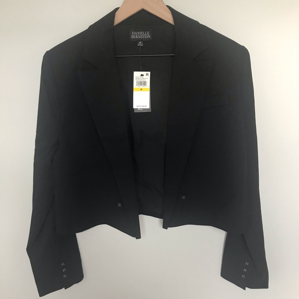 Danielle Bernstein Cropped Blazer NWT - Picture 3 of 6